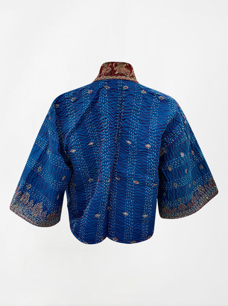 kantha vintage bolero apurva (banarasi)