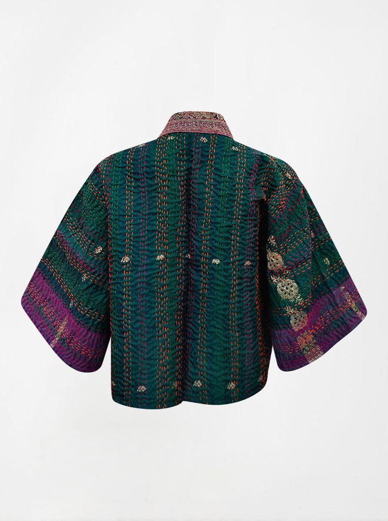 kantha vintage bolero anoukhi (banarasi)