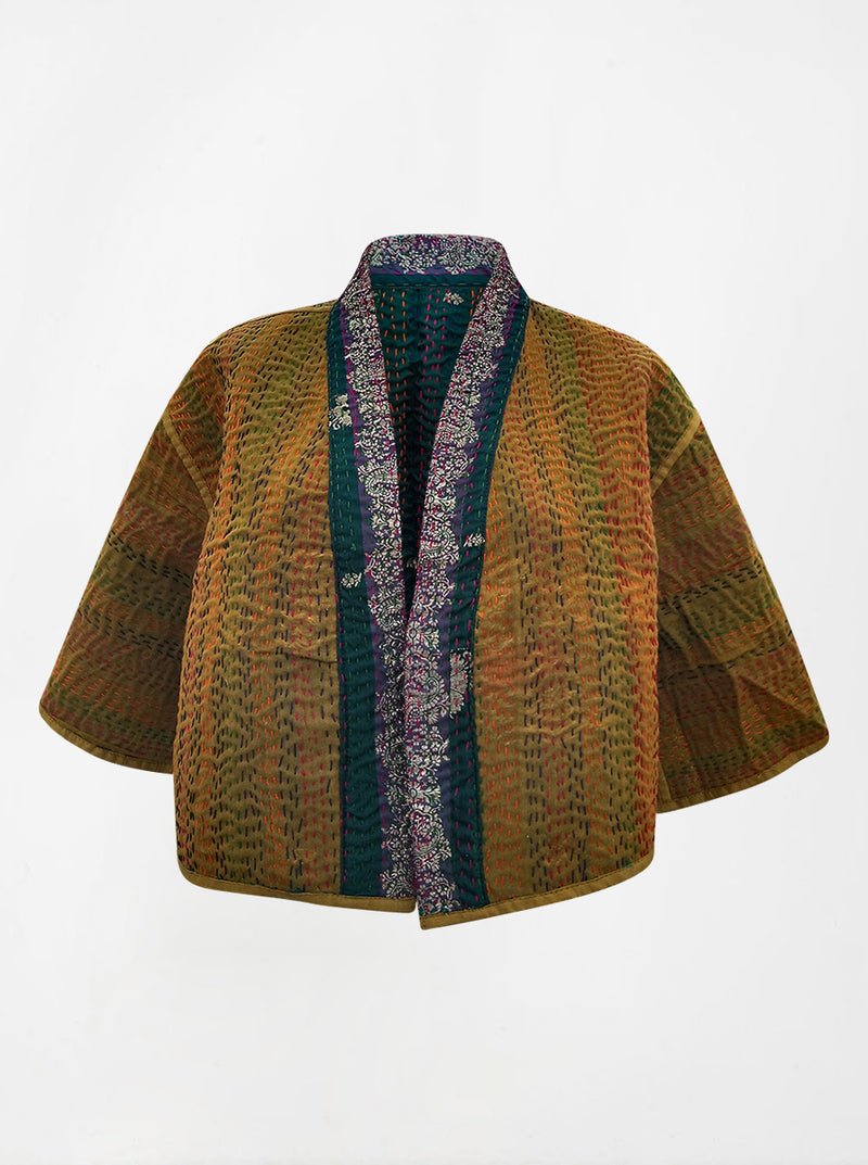 kantha vintage bolero anoukhi (banarasi)