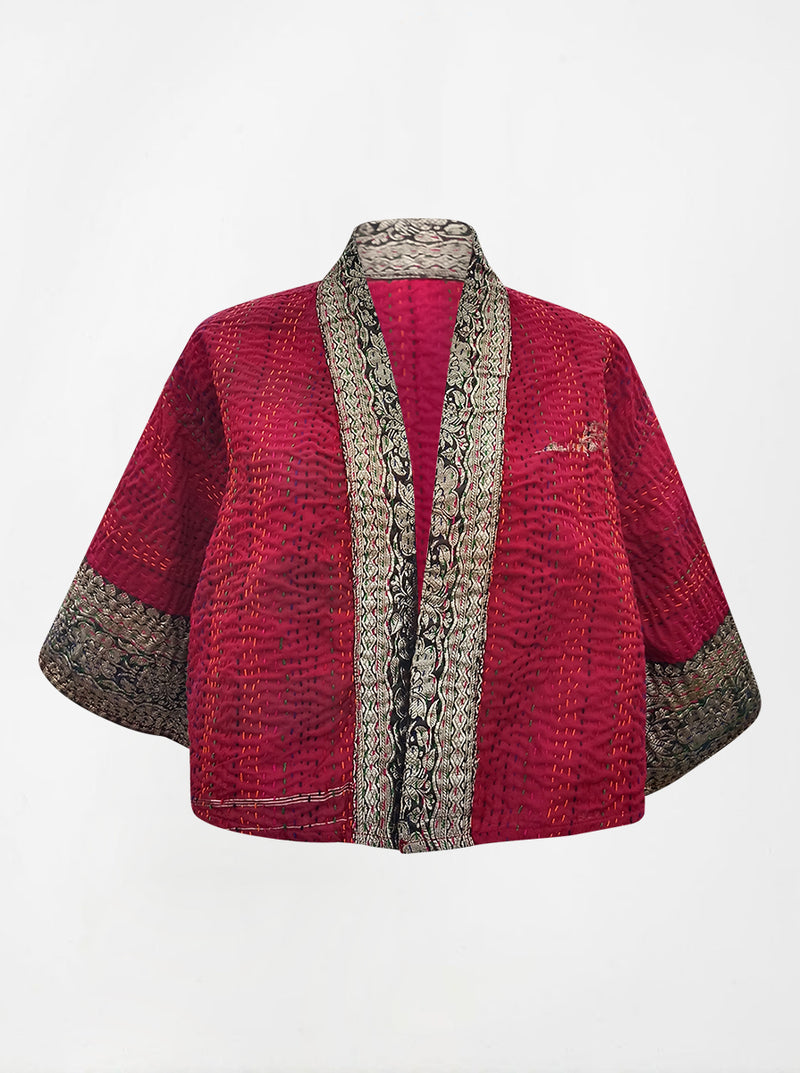 kantha vintage bolero raashi (banarasi)