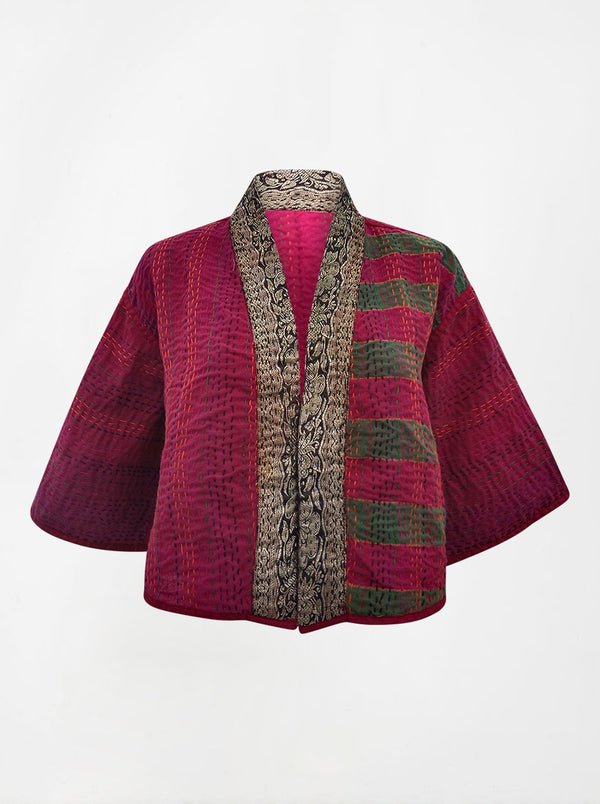 kantha vintage bolero raashi (banarasi)