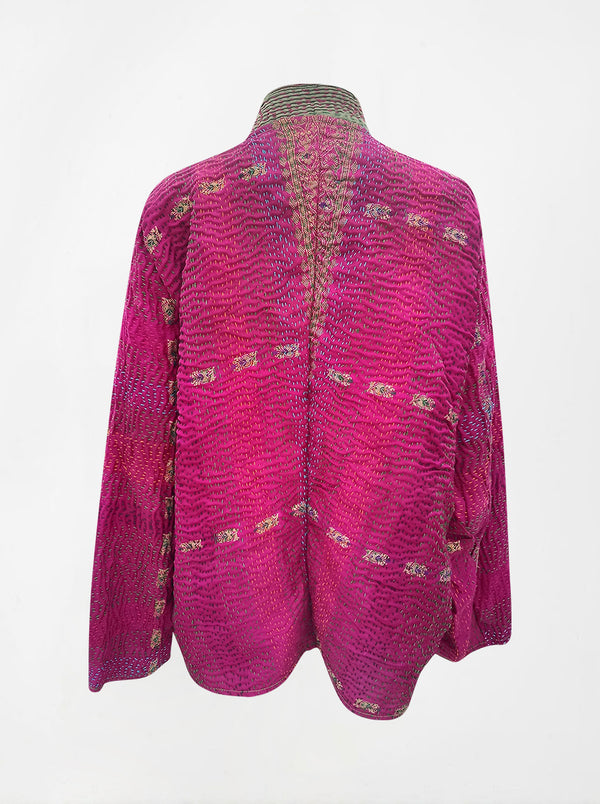 kantha vintage short jacket shriya (banarasi)
