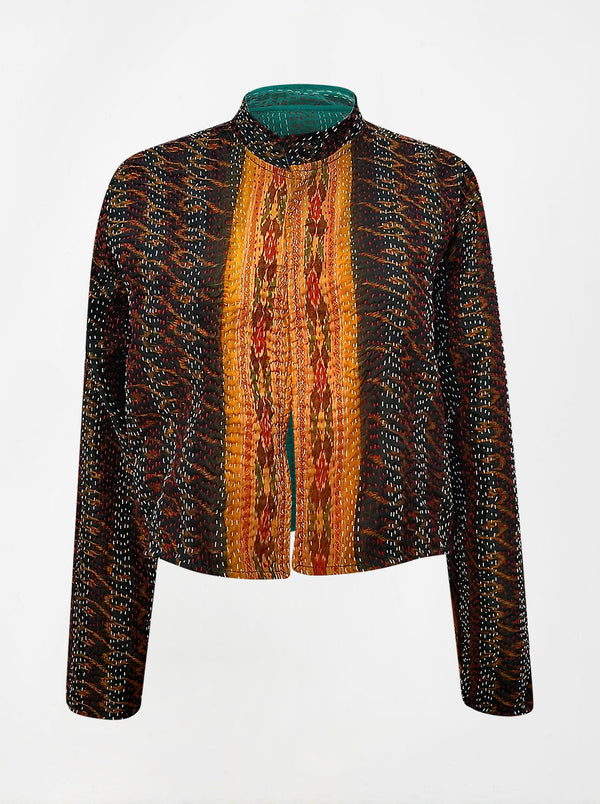 kantha vintage crop jacket ramya (resha)