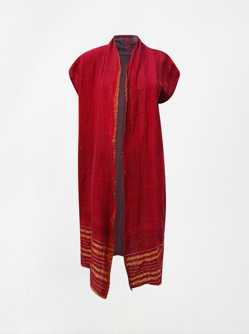 kantha vintage overlay rupa (banarasi)