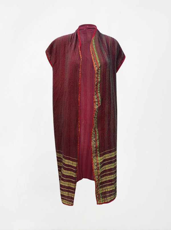 kantha vintage overlay rupa (banarasi)