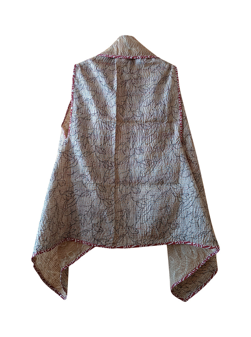 kantha vintage silk cape shriya