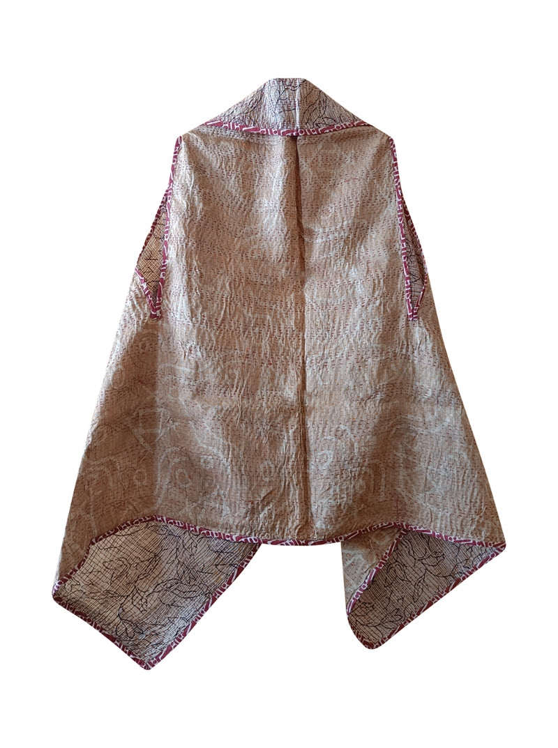 kantha vintage silk cape shriya