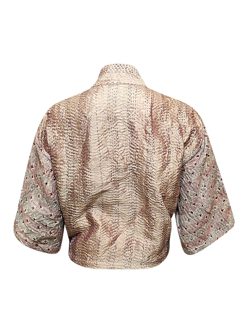 kantha vintage silk bolero pari