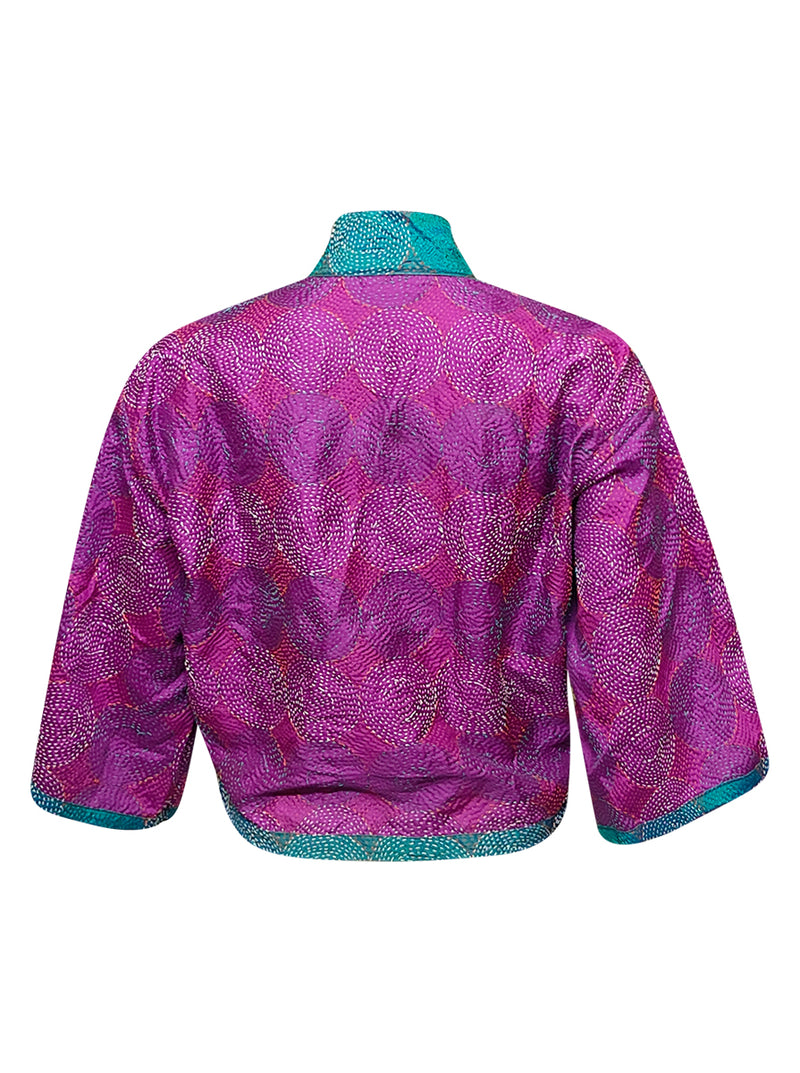 kantha vintage silk bolero mirha