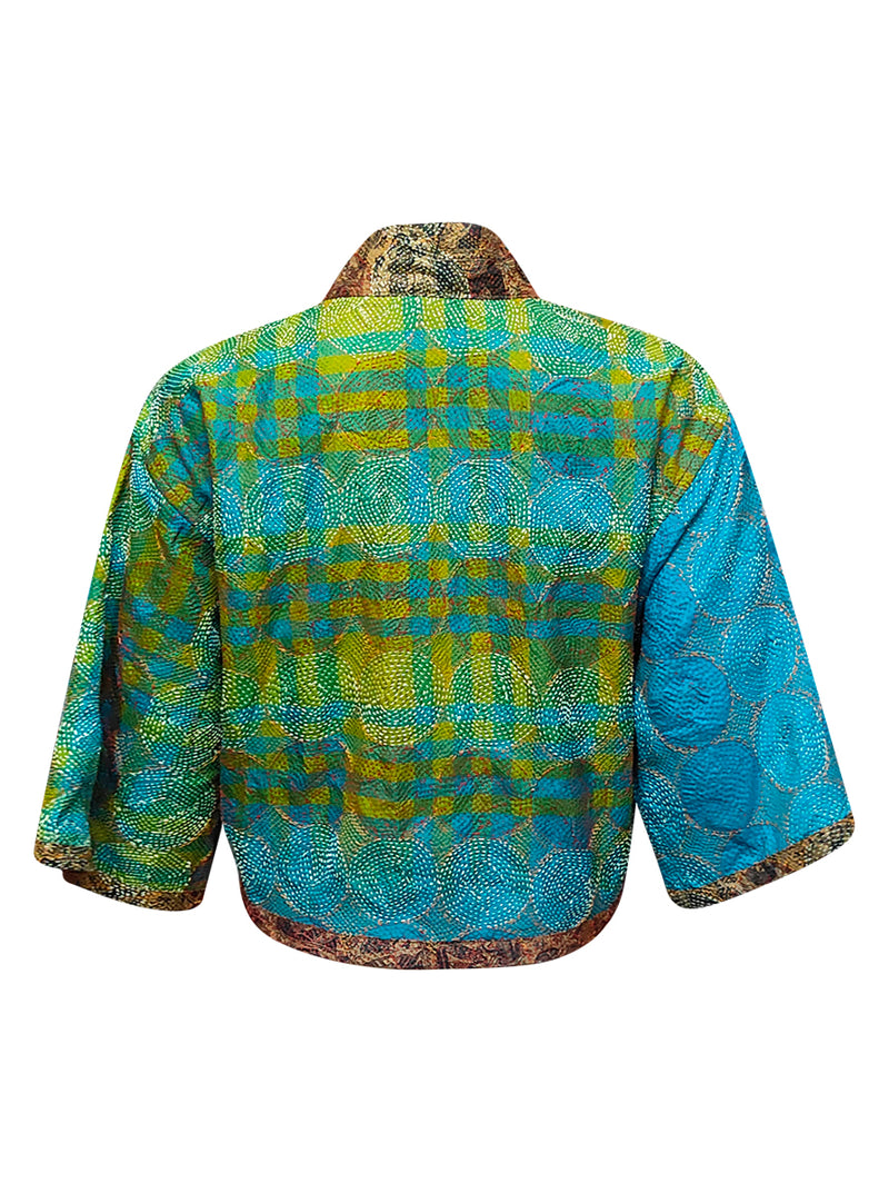 kantha vintage silk bolero fatima