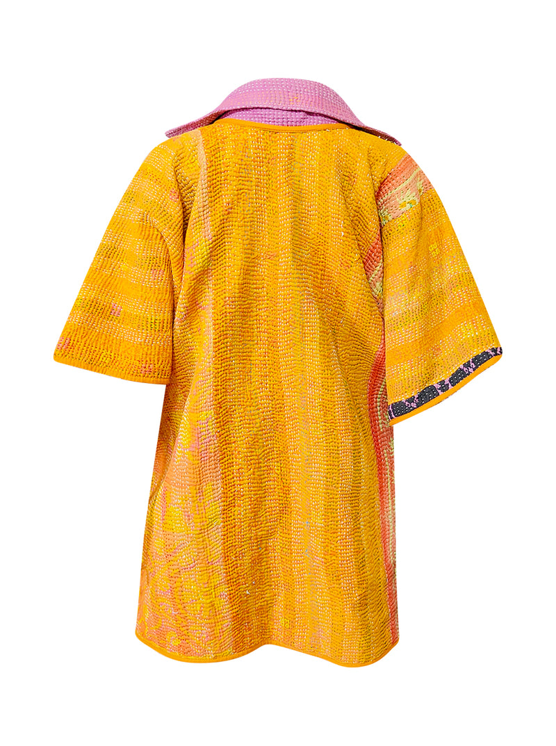 kantha reversible poncho vaanya