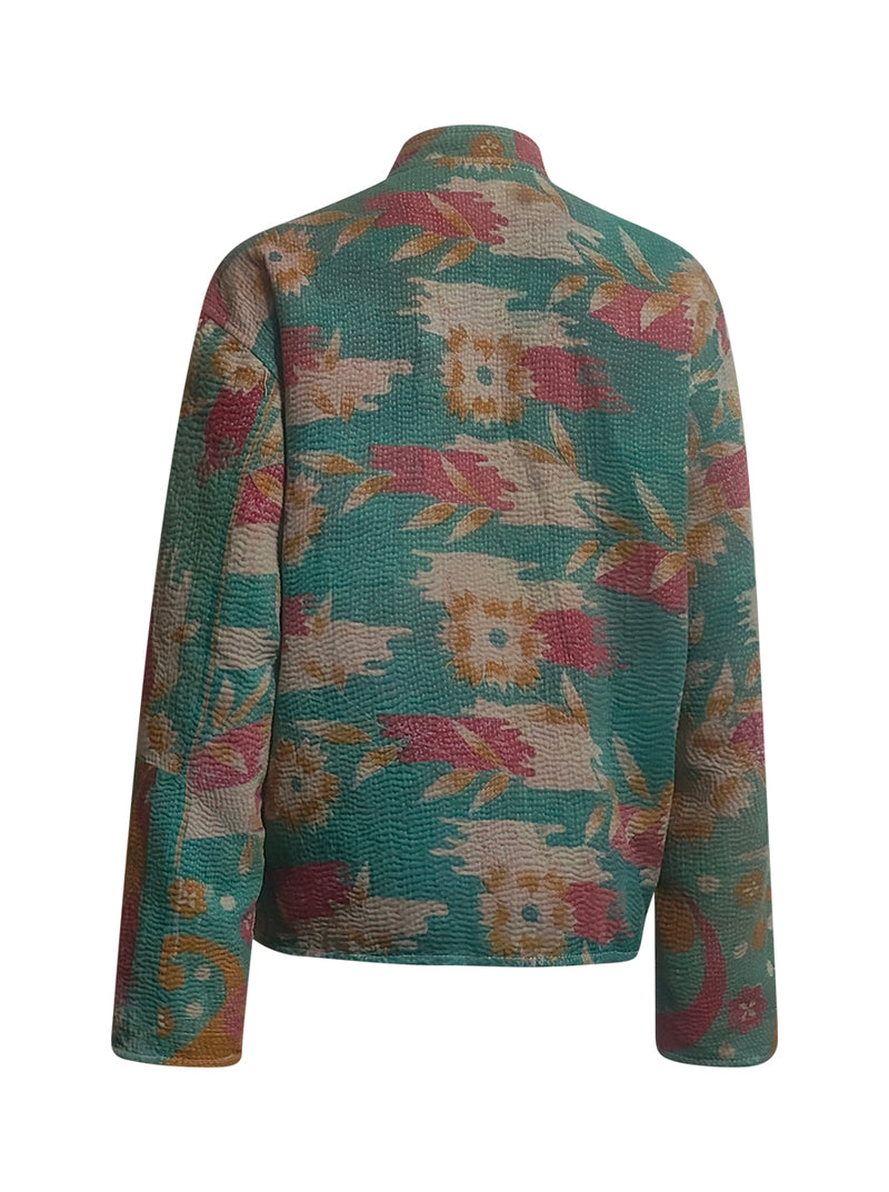 kantha reversible collar vest poonam