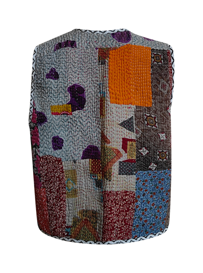 kantha vintage gillet nysa