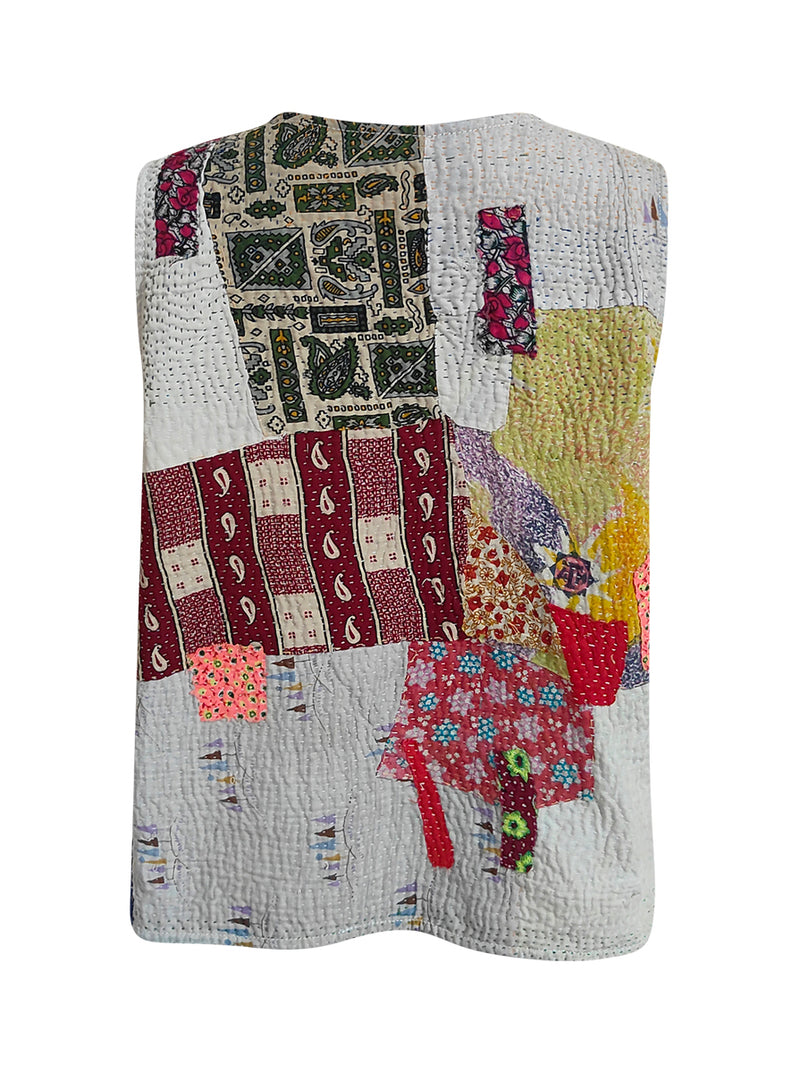 kantha vintage gillet bhulu