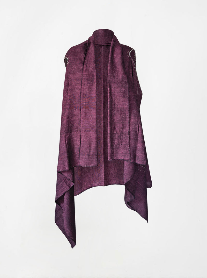 cape infinity duo kala organic cotton purple (single layer)