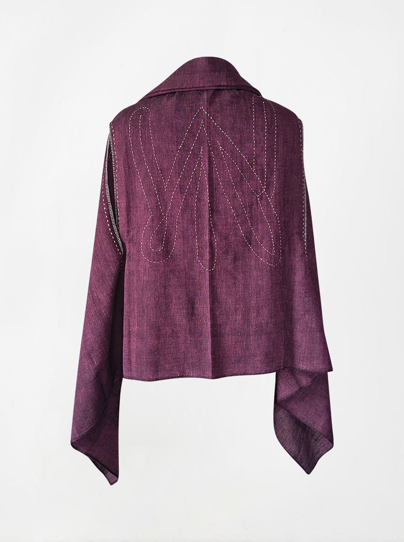 cape infinity duo kala organic cotton purple (single layer)