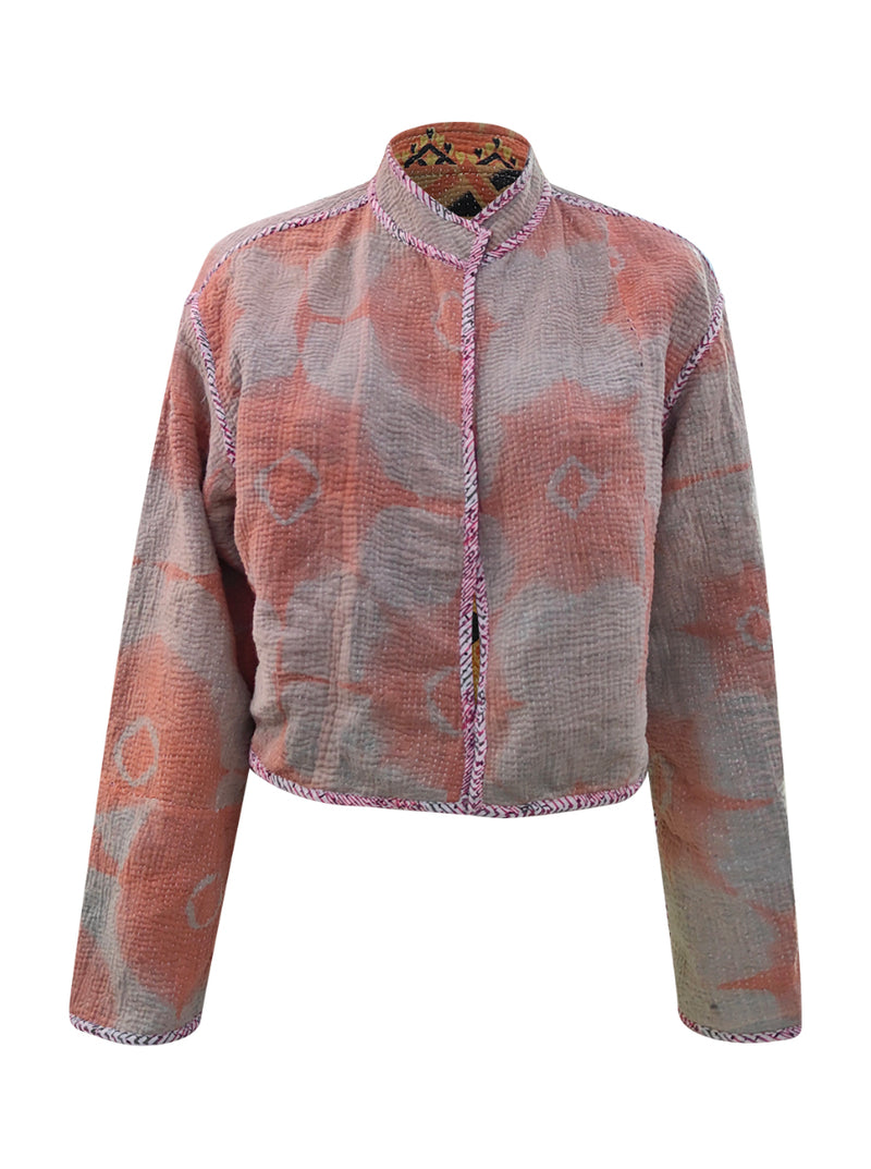 kantha vintage crop jacket chakrika