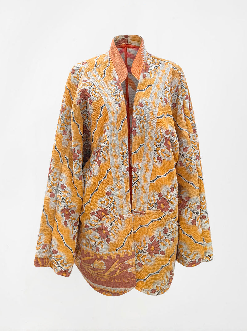 kantha vintage long jacket nysa (holi)