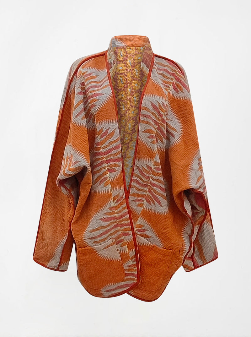 kantha vintage long jacket nysa (holi)