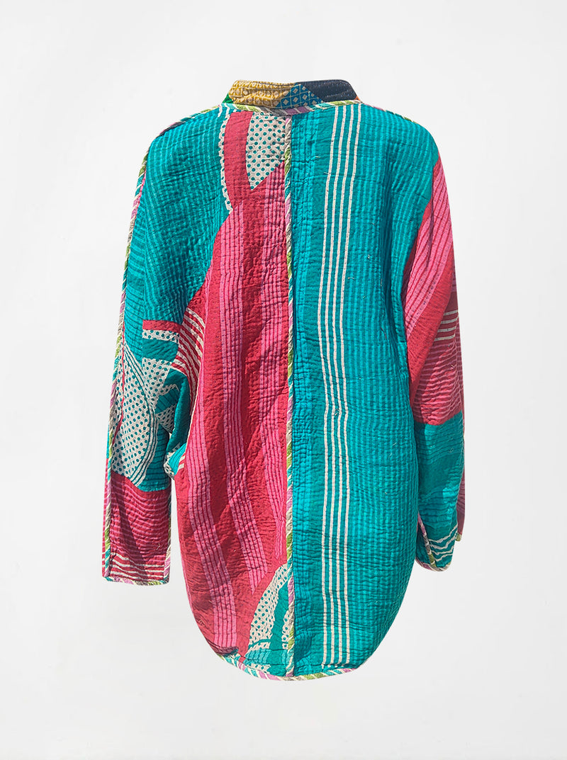 kantha vintage long jacket lovely (holi)