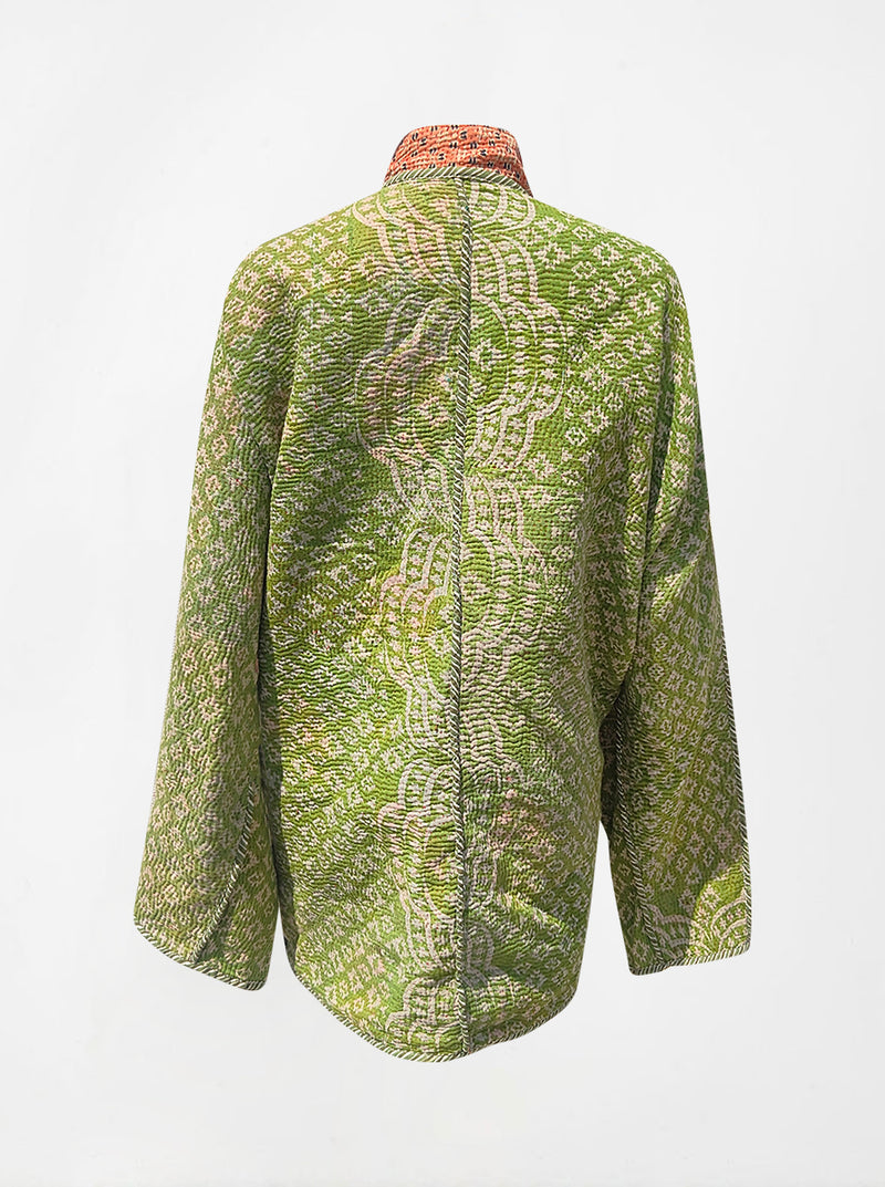 kantha vintage long jacket sameera (holi)