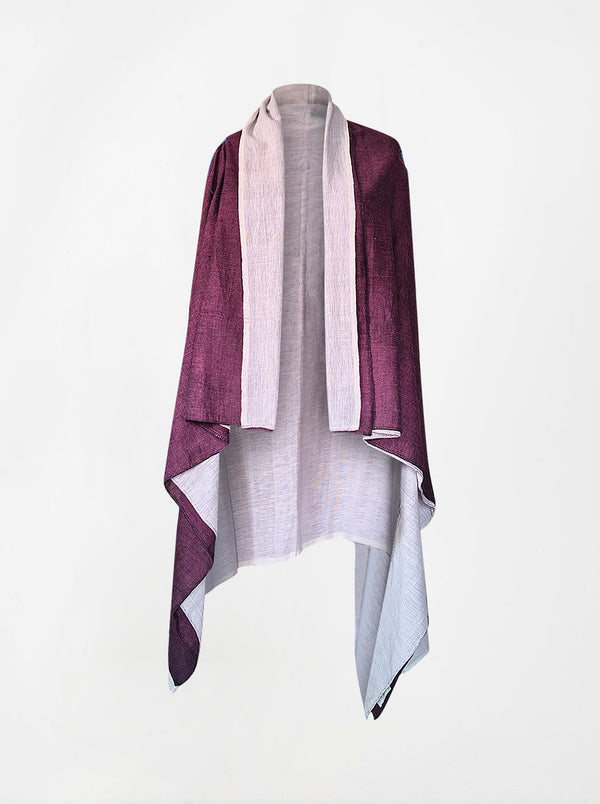 cape infinity duo kala organic cotton purple and mauve (double layer)