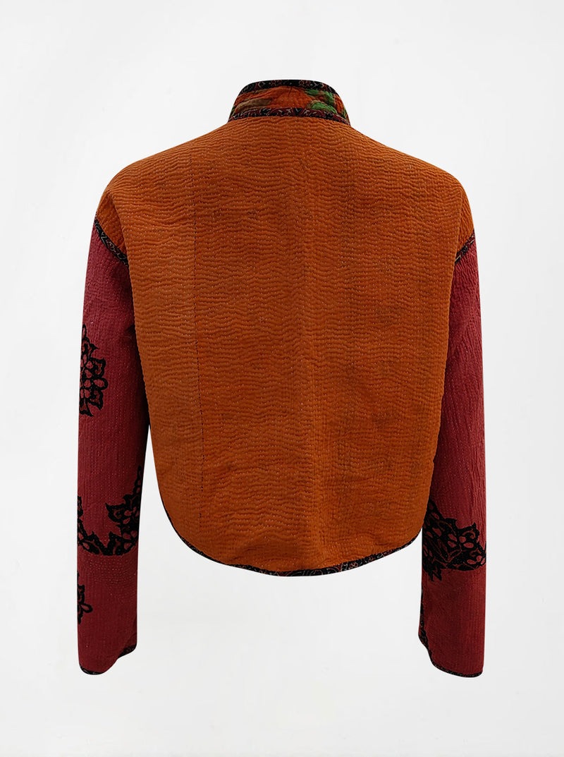 kantha vintage crop jacket shama (butterfly)