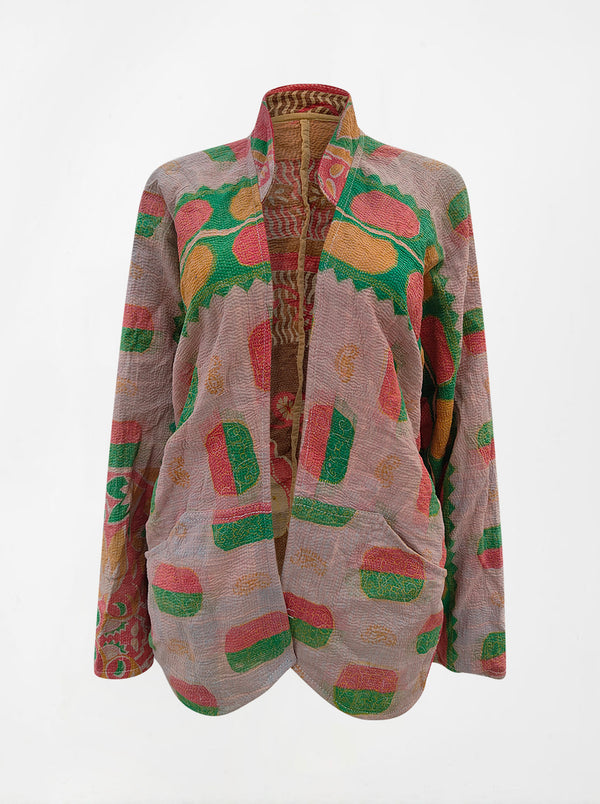 kantha vintage short jacket Aahaana