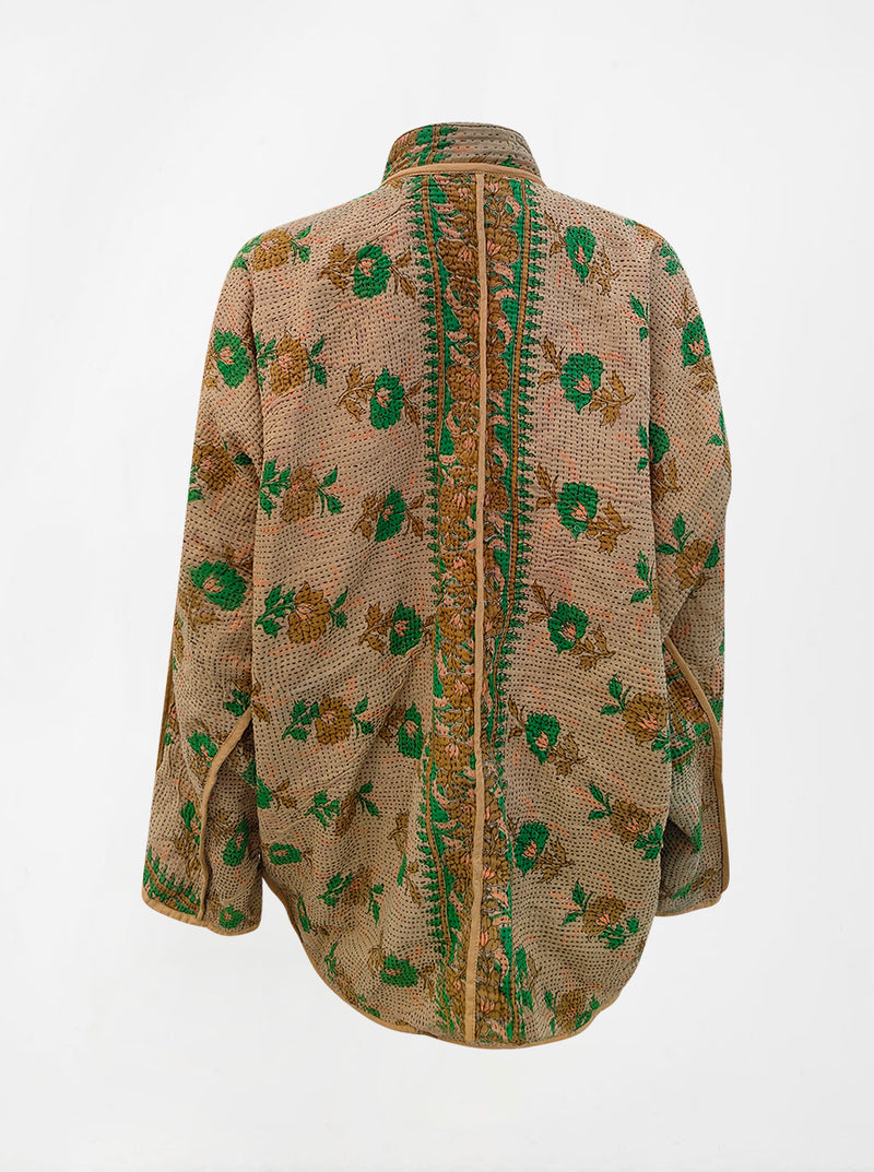 kantha vintage long jacket meesha