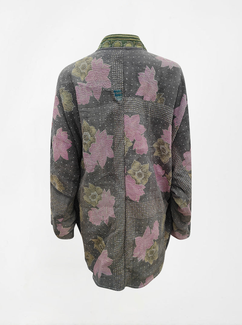 kantha vintage long jacket mansi