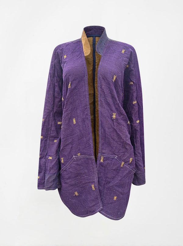 kantha vintage long jacket vidya