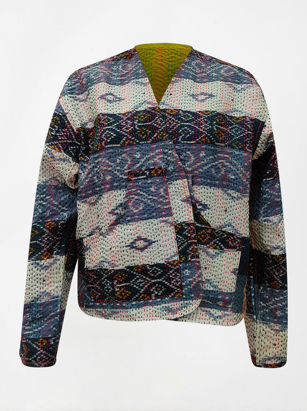 kantha vintage reversible vest radha (resha)