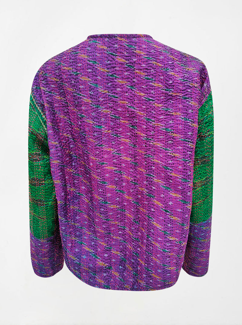 kantha vintage reversible vest rupa (resha)