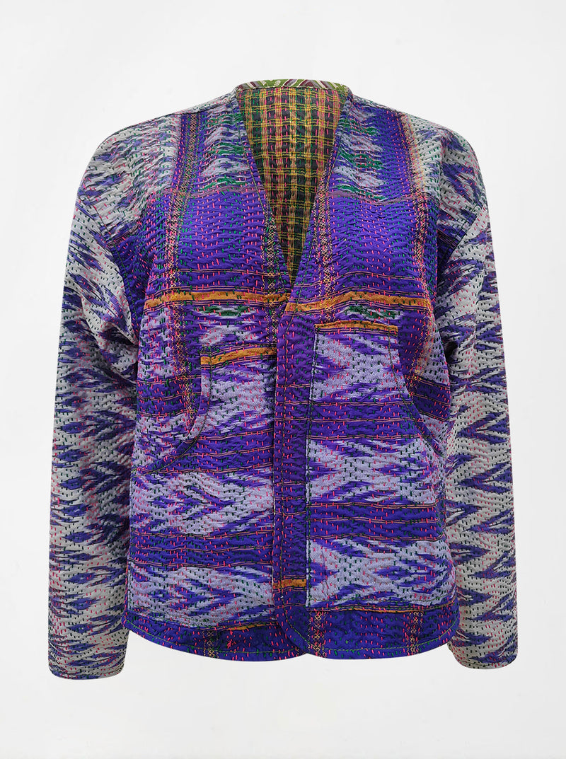 kantha vintage reversible vest geeta (resha)