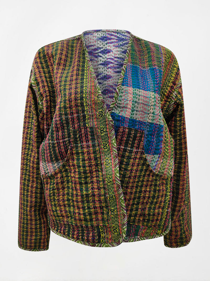 kantha vintage reversible vest geeta (resha)