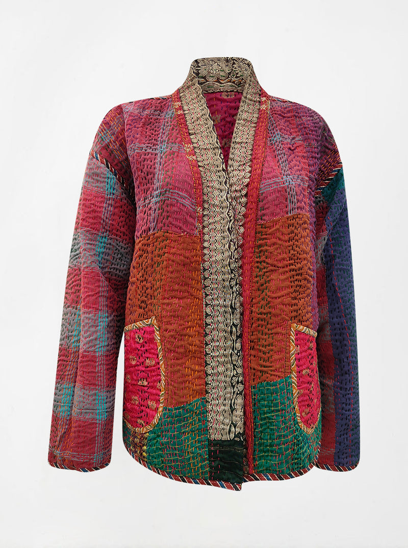 kantha vintage kimono vidya (banarasi)