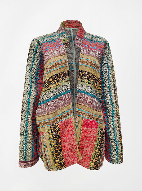 kantha vintage short jacket tamanna (shravan)