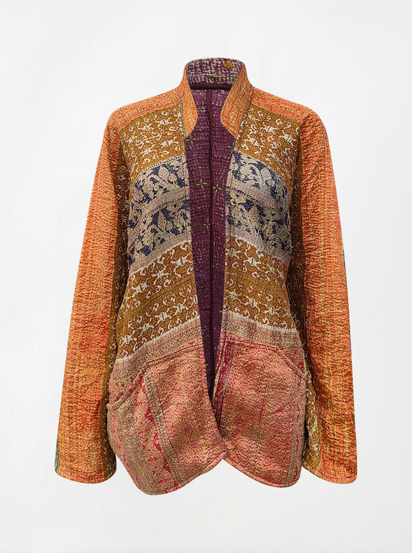 kantha vintage short jacket laveena (shravan)