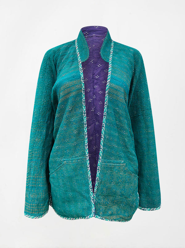 kantha vintage short jacket geethika (shravan)