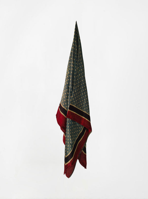 dot ajarakh silk shawl