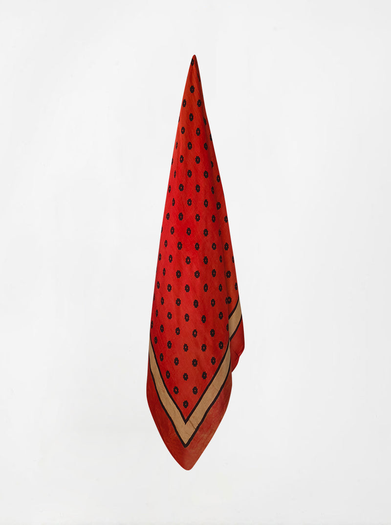 dot ajarakh silk shawl