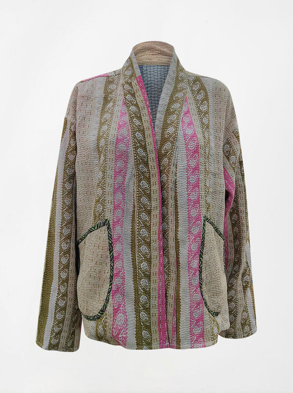 kantha vintage kimono shammi (Zinda)