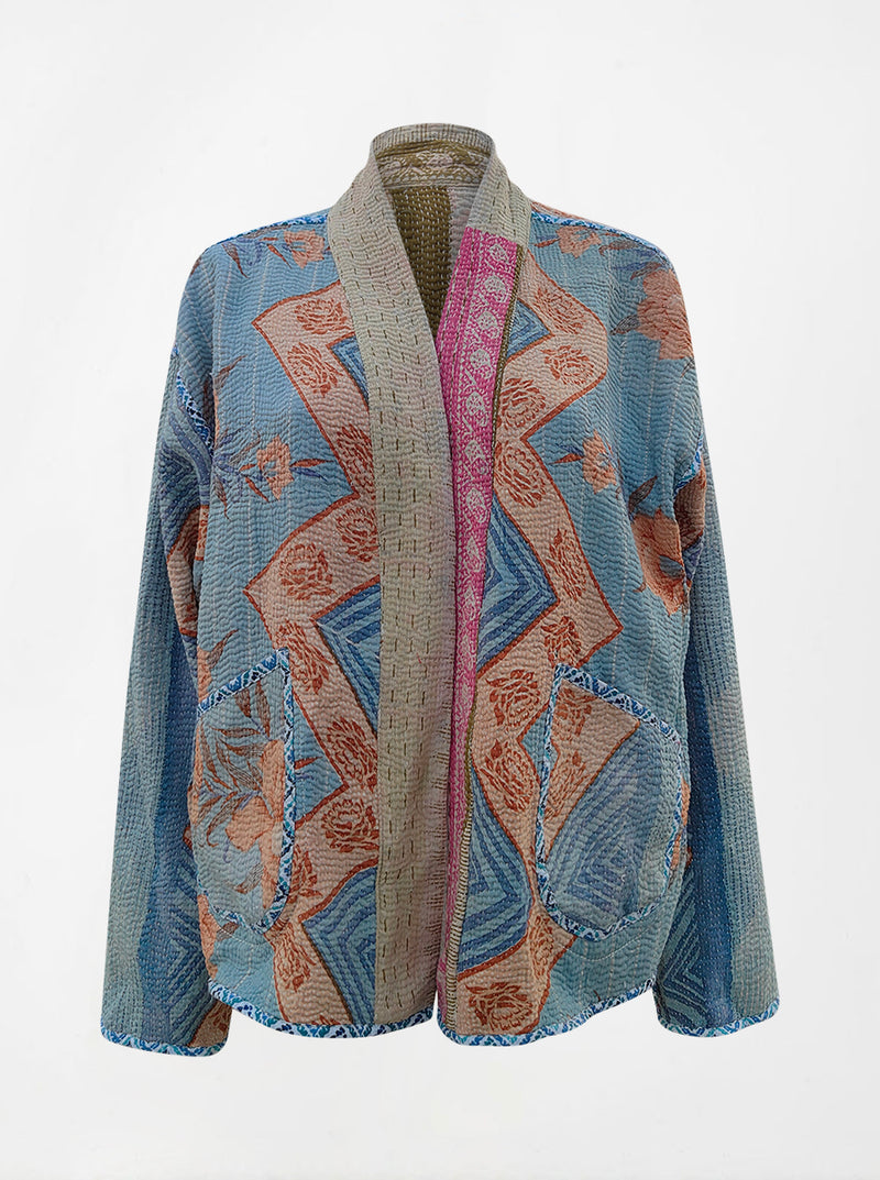 kantha vintage kimono shammi (Zinda)
