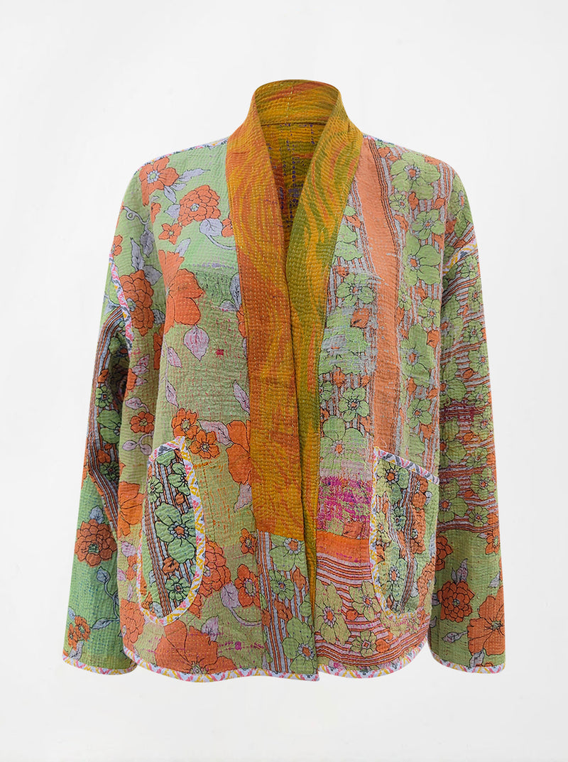 kantha vintage kimono satrangi (Zinda)