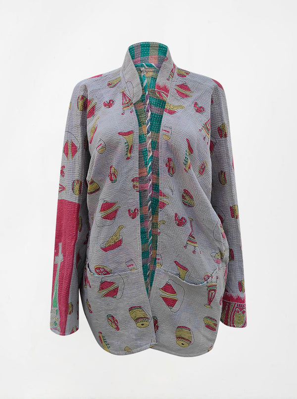 kantha vintage short jacket shreya (Zinda)