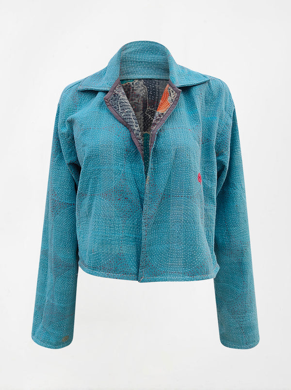 kantha vintage crop jacket ruhi (Zinda)