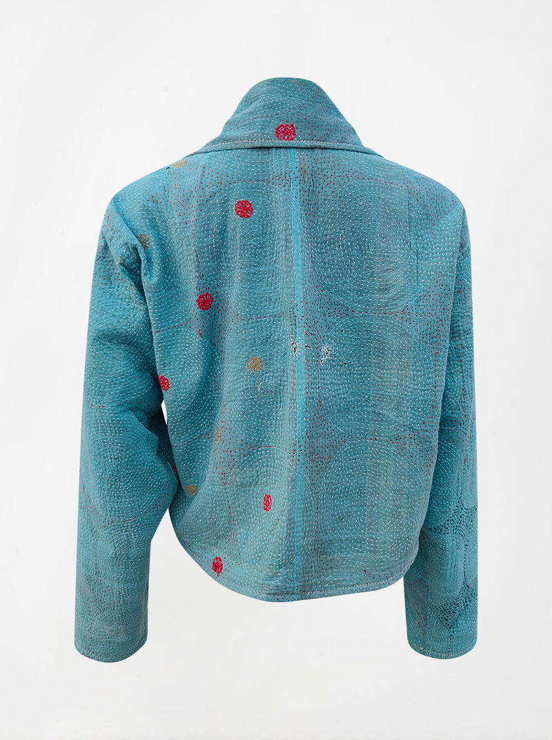 kantha vintage crop jacket ruhi (Zinda)