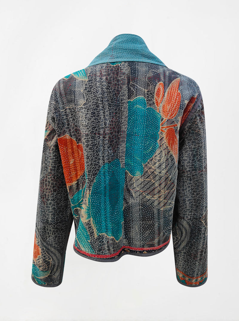 kantha vintage crop jacket ruhi (Zinda)