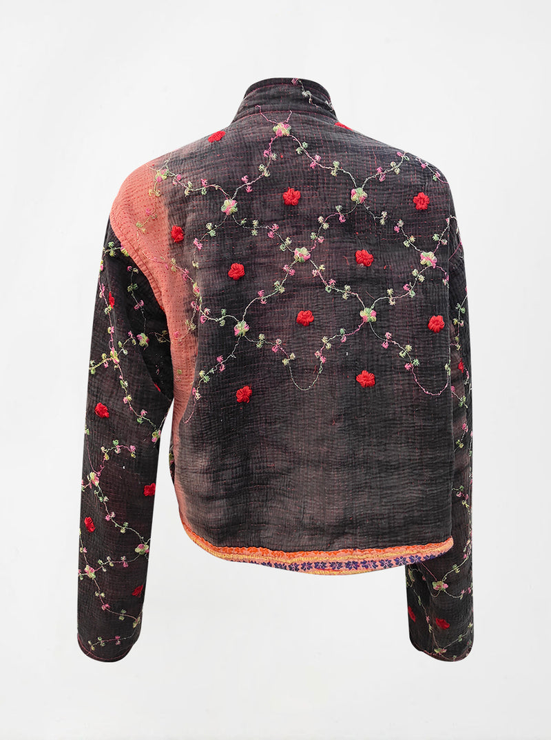 kantha vintage crop jacket ruchika (Zinda)