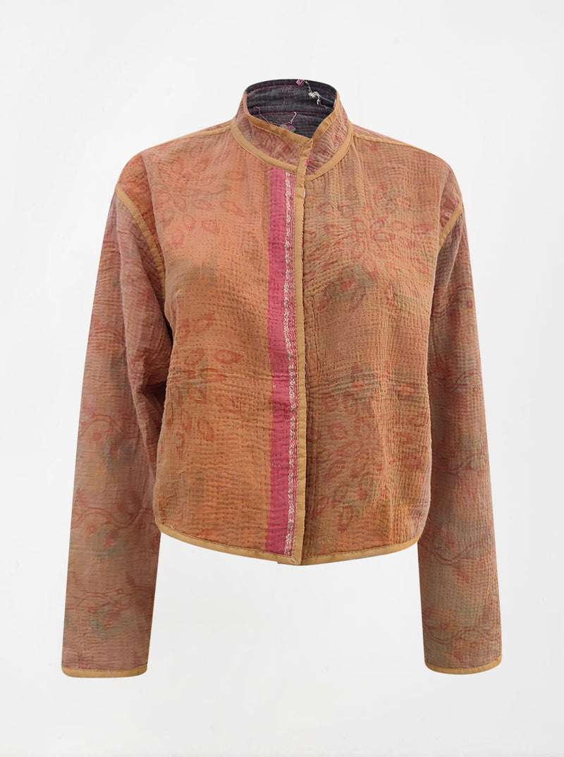 kantha vintage crop jacket ruchika (Zinda)